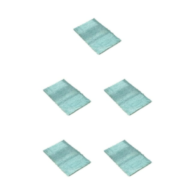 Baohd Water Absorbent Floor Mat - Exquisite Crafted Anti-slid Bottom Safe Strong Water Absorption Sky Blue 40cm*60cm 5Set