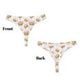 thumbnail image 3 of Balery Avocado Lovers Tangas de Algodón para Mujer con Estampado – Ropa Interior Sexy, Transpirable, G-string-X-Large, 3 of 6