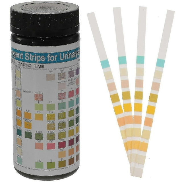 100 Pcs Urine Ph Test Strips Urinalysis Testing Strips Urine Protein Test Strips 12-29