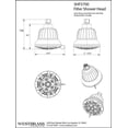thumbnail image 6 of Westbrass SHF5700-62 5" Round 5-Function Filtered Adjustable Spray Shower Head, Matte Black, 6 of 8