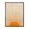 thumbnail image 1 of Designart Orange Sun Print III FLOAT FRAME WALL ART, 1 of 4