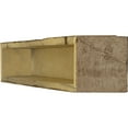 thumbnail image 5 of Ekena Millwork 4"H x 4"D x 84"W Riverwood Faux Wood Fireplace Mantel, Natural Honey Dew, 5 of 17