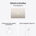 thumbnail image 5 of Apple 15" MacBook Air with M5 chip, 10 core CPU / 10 core GPU, 24GB Memory, 1TB SSD - Starlight, 5 of 9