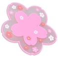 thumbnail image 4 of Sakura Coaster Drink Coasters Table Coasters Table Placemats Round Placemats Sakura Coaster Approx 4.5in Heat Insulation Durable Nonslip PVC Elegant Style Drink Coasters For Cups, 4 of 8