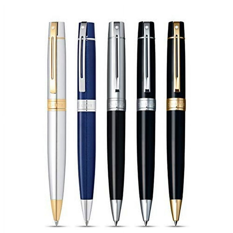 Sheaffer 300 Chrome Ballpoint Pen with Gold Tone Trim - Walmart.com