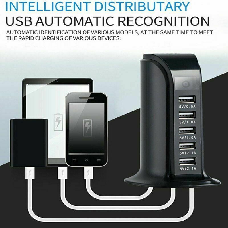 1080P WIFI Socket Charger Spy1· Hidden Camera Video Recorder 5 USB Nanny Cam DVR