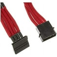 thumbnail image 2 of Silver Stone Technologies  4 Pin to 4 SATA 320 mm Extension Power Cable, 2 of 3
