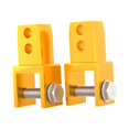 thumbnail image 1 of Almencla 2 Pieces Heightening Device Pad Height Extension Absorber with Screws Universal Replace Parts Motor Rear Shock Riser Absorber Yellow, 1 of 8