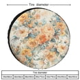 thumbnail image 2 of Heavy Duty Spare Tire Cover 15inch Watercolor Flowers Teal Amber Wheel Protectors Weatherproof Wheel Covers Colorful Bohemian Flower Universal Fit for Trailer SUV Truck Camper Travel Trailer, 2 of 8
