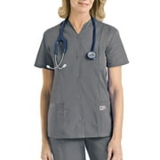 Landau Women's Snap Front Tunic Scrub Top, Style 70223