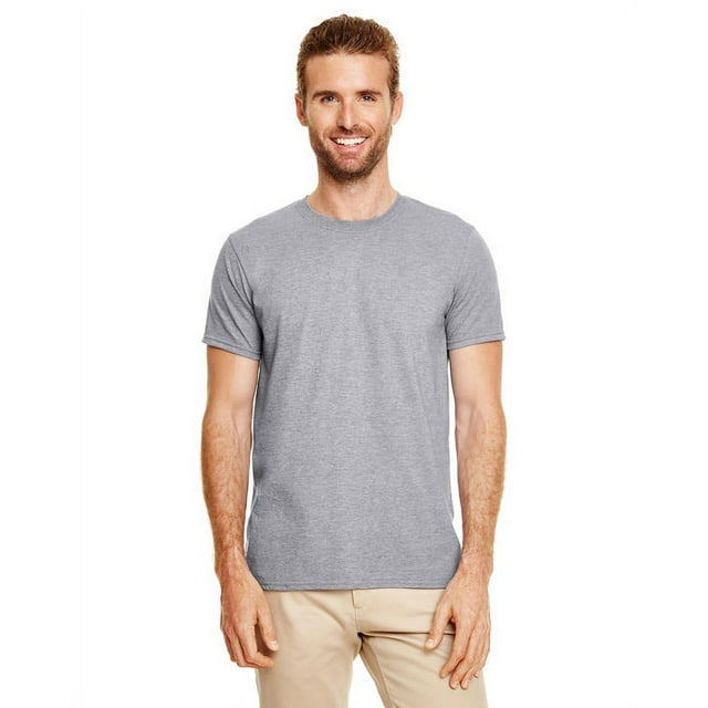 Gildan T-Shirt Softstyle® pour Adulte, Graphite Chiné - 4TG
