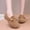 Coffee, variant on Cute 3D Cat Mules for Women with Buckle Strap Fluffy Plush Lined Casual Non Slip Walking Shoes Flat Sole Round Toe Daily Walking House Clogs Black 37(US-6.5)