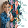 thumbnail image 3 of Blackout Kids Curtains,Pioneer Flower Floral Print Pattern Childrens Insulated Curtains Set Of 2,Bedroom Essentials,Toddler Room Decor 42"x54", 3 of 5