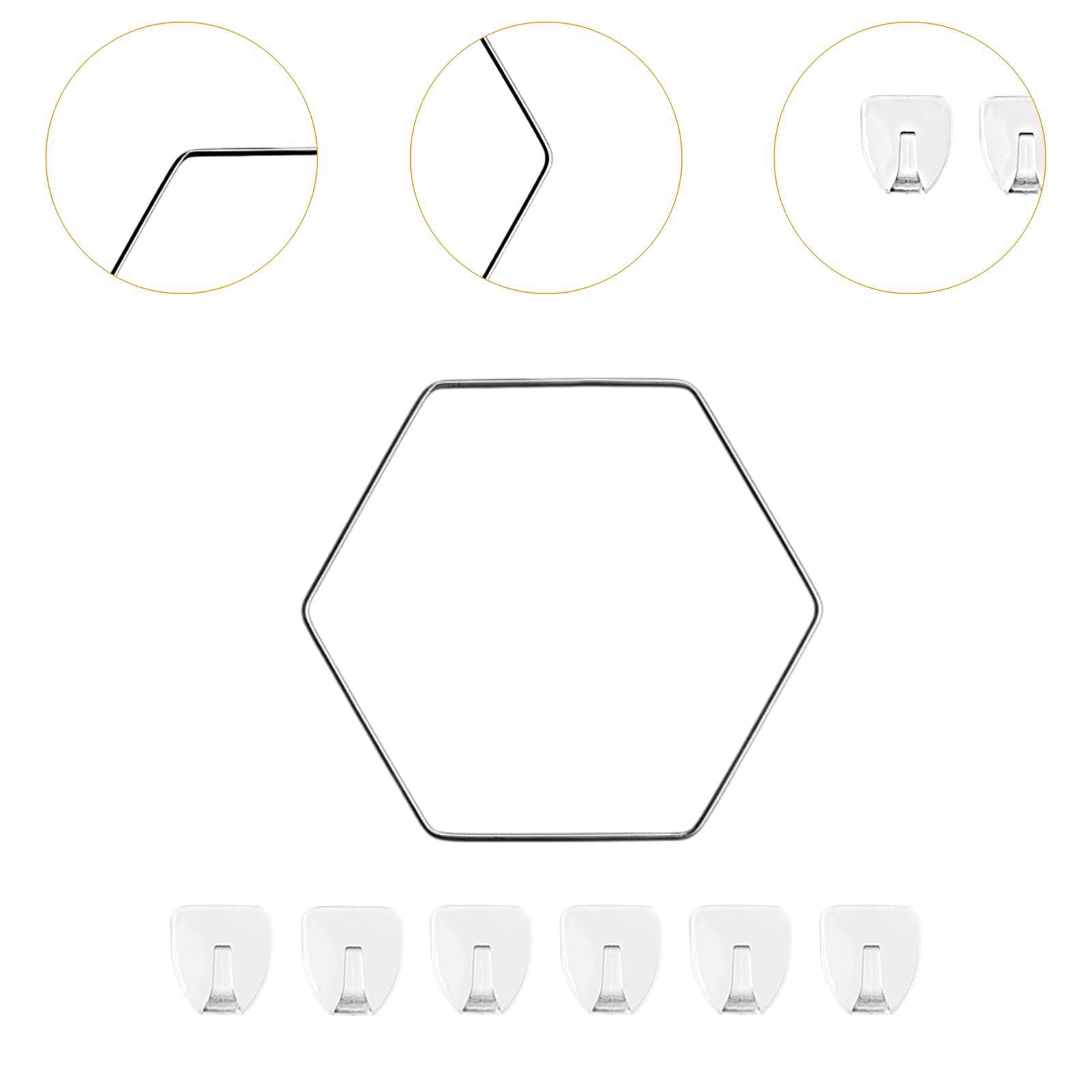 kesoto Indoor Plant Trellis Hexagon Chain Trellis Metal Houseplants Plant Growing Support Garden Trellis for Potted Vegetables Fence