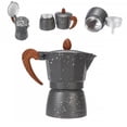 thumbnail image 4 of Aparato De Café Para El Hogar Cafetera Espresso Cafetera Moka De Aluminio Portátil Noticed HA027366-01, 4 of 7