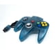 thumbnail image 2 of Control TeknoGame  alambrico para Nintendo 64 Verde Azulado, 2 of 2