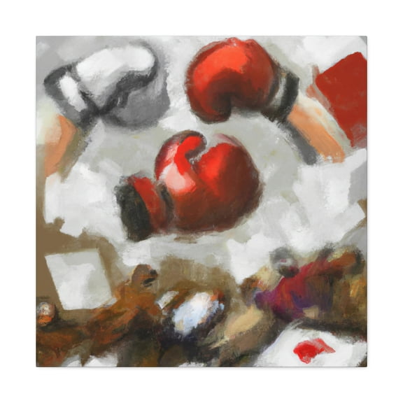 Boxer in the Ring - Canvas