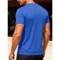 thumbnail image 4 of Fabrcox Henley Shirts for Men Button Up V Neck Shirts for Men Short Sleeve Spring Workout Gym Mens Big and Tall T Shirts, 4 of 4