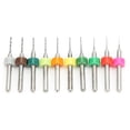 thumbnail image 4 of Micro Twist Bits, High Hardness Engraving Twist Bits Easy To Remove Chips  For Carving Machine For Printed Circuit Board Drill Machine For CNC, 4 of 8