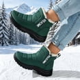 thumbnail image 4 of Women's High Top Fleece Lined Thickened Soft Sole Boots Warm Stylish Winter Snow Boots For Daily Wear And Comfort, 4 of 6
