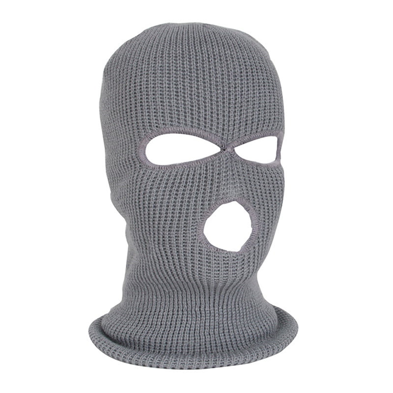 Elastic Universal Size for Adults Women and Men Dual Valve Breathable Mesh Balaclava for Skiing Motorcycling Ewolee Balaclava Face Mask Trekking Outdoor Sports Neck Warmer Gris Biking Running 