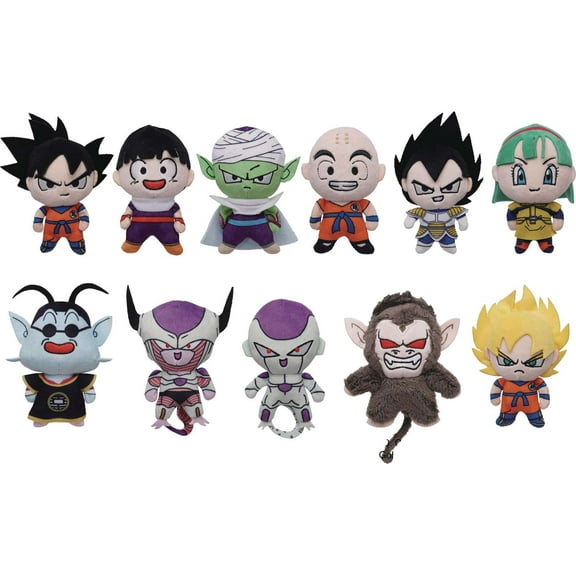 Plush Bag Clip Dragon Ball Z Plush Series 1 Mystery Box (24 Packs)