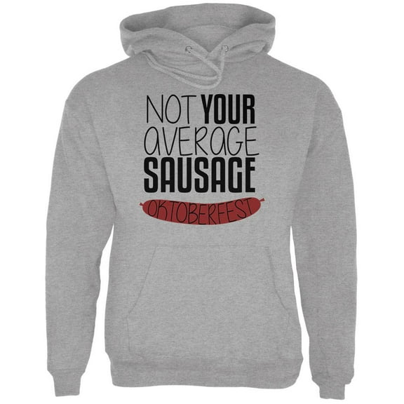 Oktoberfest Not Your Average Sausage German Bratwurst Mens Hoodie Storm Grey X-LG