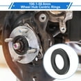 thumbnail image 2 of Unique Bargains 4 Pcs Car Wheel Hub Centric Rings Black Polycarbonate Wheels Center Shaft Shock Absorbing Hubrings OD 100.1mm to ID 58.6mm, 2 of 7
