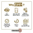 thumbnail image 5 of White , Zinsser Flat Cover Stain High Hide Oil-Based Interior/Exterior Primer- Gallon, 1 Pack, 5 of 8