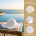 thumbnail image 2 of Women Floppy Sun Bucket Hats w/ Wide Brim Straw Edge Summer Beach UV Protection Foldable Gardening Hiking Cap by Solaris, 2 of 7