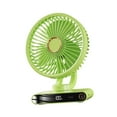 thumbnail image 3 of Ventilador de escritorio portátil con refrigeración personal, pantalla digital, 5 velocidades ajustables Verde, 3 of 9