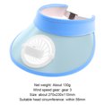 thumbnail image 3 of JShteea Sombrero Con Visera Enfriamiento Con Ventilador para Exteriores Sombrero Con Visera para La Playa Protección Solar para El Deporte (Azul), 3 of 6