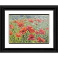 thumbnail image 1 of Smirnov, Igor 32x24 Black Ornate Wood Framed with Double Matting Museum Art Print Titled - Poppies in the Field, 1 of 4