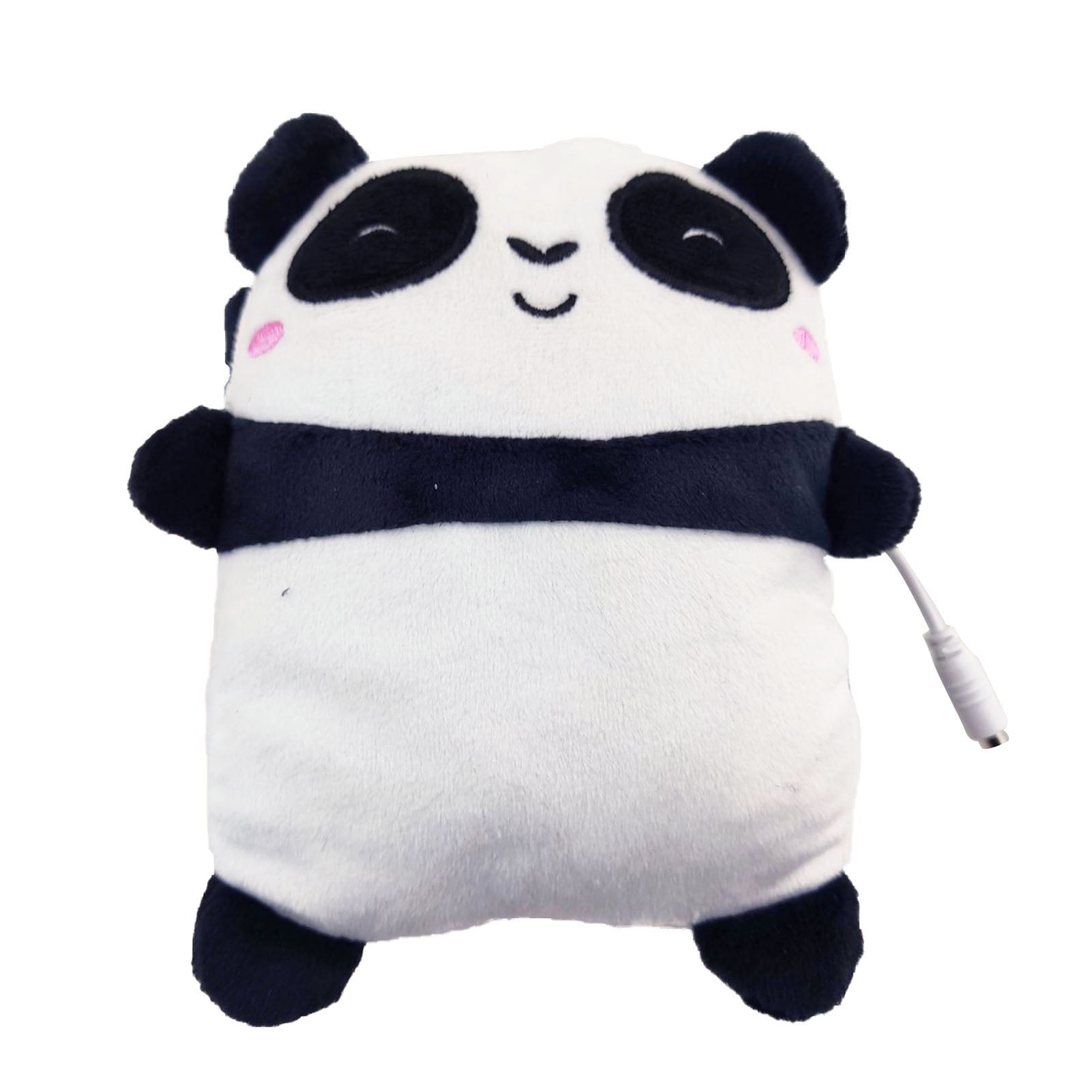 HeYii Cute Cartoon Panda Shape Electric Heating Warm Fingerless Gloves Hand  Warmer Panda 