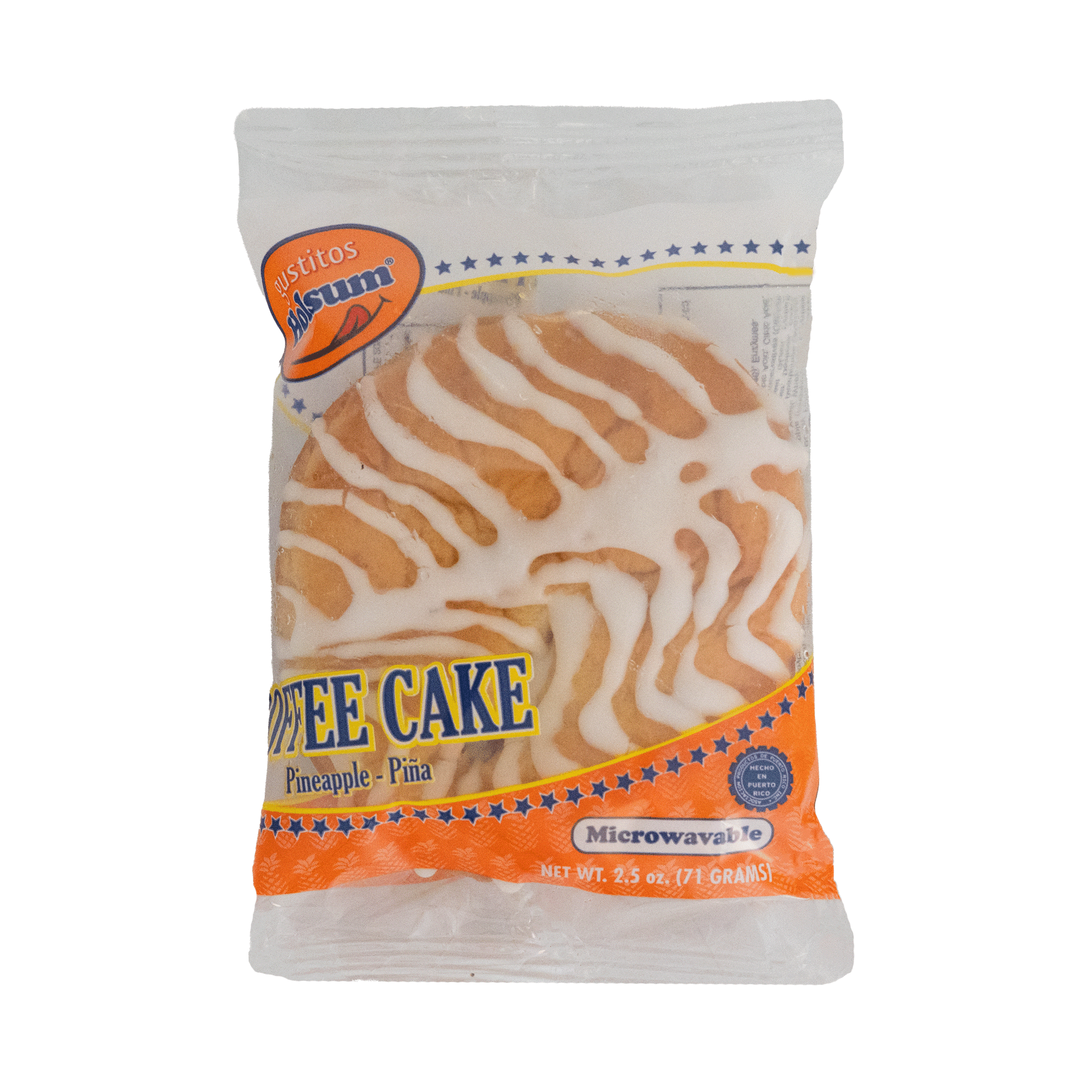 Holsum Coffee Cake Snack 2.5oz, 1 Count, Shelf Stable, Plastic Packet