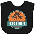 thumbnail image 3 of Inktastic Aruba Vacation Sunset Boys or Girls Baby Bib, 3 of 4
