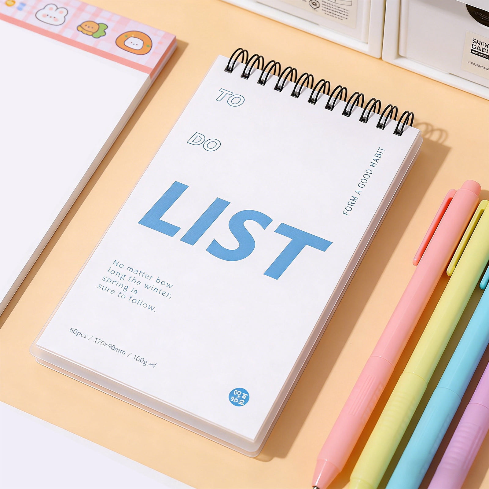 Daily Planner Notebook - Portable Schedule Journal Notebook Page Diary Notepad for Daily Work Arrangement Study Planning Goal Recording and Time Management