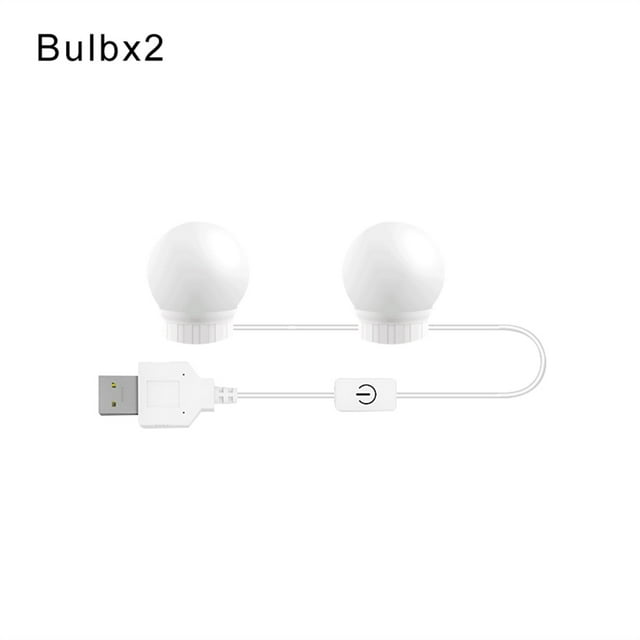 LED Makeup Mirror Light Full Backlit Mirror USB Table Mirror with Light 6 10 14Bulbs Lights ,Widely Use