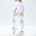 thumbnail image 1 of MKLEKYY Leggings para mujer, pantalones de yoga calados, de malla, transpirables, sin costuras, elásticos, de cintura alta, sexys, para levantamiento de pesas, deportivos y fitness, 1 of 3