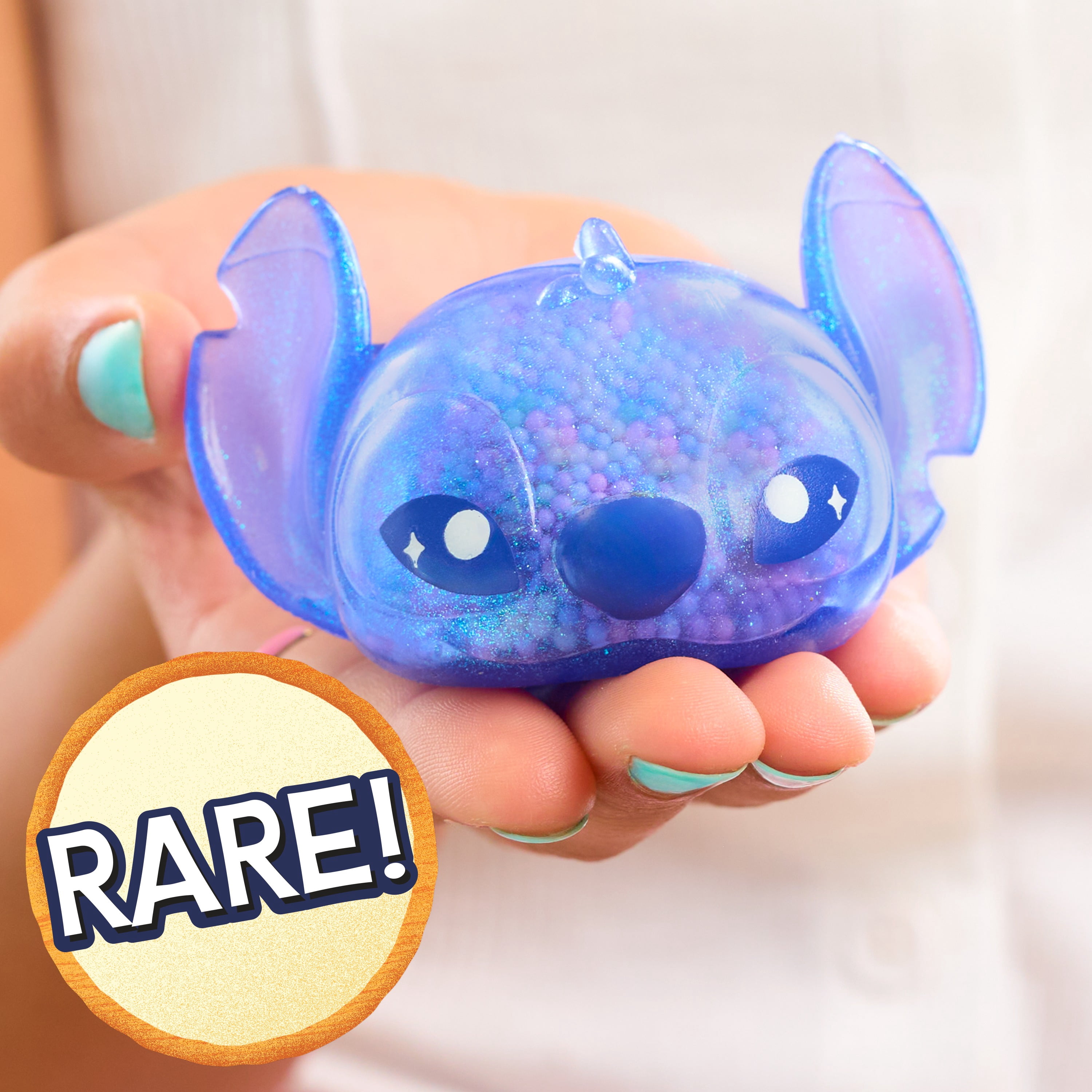 Disney Stitch Squish-a-Stitch Collectible Figures Series 2, Blind Capsule, Squishy Fidget Toys, Ages 3+