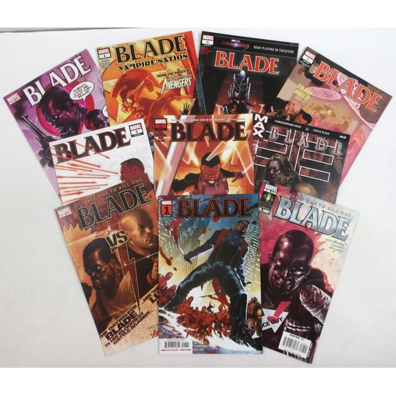 Blade Vampire Hunter Value Bundle - 10-Pack of Comic Books - Marvel Comics MCU