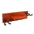 thumbnail image 4 of Guitar Wall Mount Shelf, Decorative Multi Function Easy To Assemble Gift Wood Guitar Rack Space Saving With Top Compartment For Classical Guitars For Friend, 4 of 8