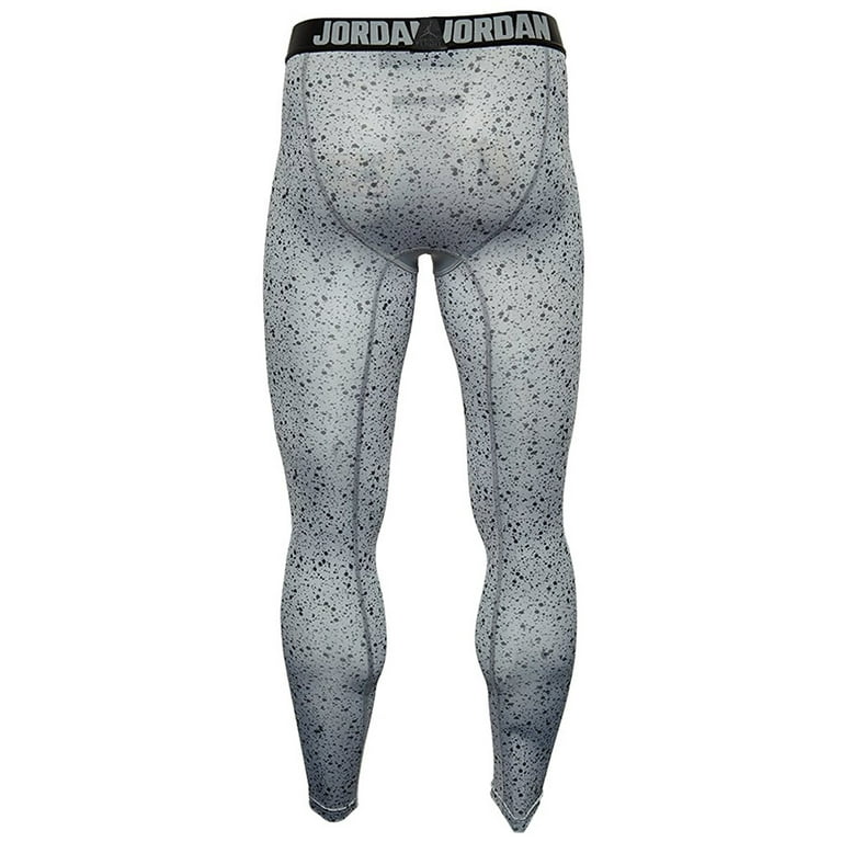 Jordan Men's Dri-Fit Nike 23 Alpha Dry Cement Tights-Wolf Grey/Black