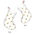 thumbnail image 3 of Salouo Gold Rabbit Print Christmas Stockings,Large Xmas Stocking Set of 1 Holiday and Farmhouse Stocking for Christmas Holiday Party Decoration(17.7*11 Inch), 3 of 7