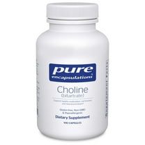 Pure Encapsulations Choline (Bitartrate) - 275 mg Choline (Bitartrate) - Supports Methylation, Brain Health & Cell Function* - Highly Bioavailable - Vegan & Non-GMO - 100 Capsules