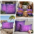 thumbnail image 5 of Halloween Outdoor Waterproof Pillow Covers, Farmhouse Retro Purple Ombre White Cobweb Decorative Rectangle Throw Pillowcase Sofa Cushion Sham for Patio/Couch/Chair, 20"x12" 2 Pack, 5 of 8