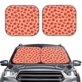 thumbnail image 2 of Wukai Tomato Print Windshield Sun Shade, Car Front Window Shades Sunshade Cover Sun Visor Shield Block Automotive Interior Protector Blocks UV Rays-Medium, 2 of 6