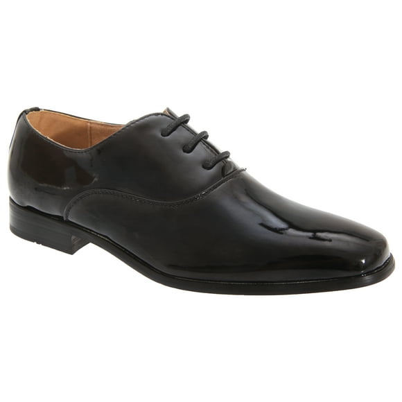 Goor Boys Patent Leather Lace-Up Oxford Tie Dress Shoes
