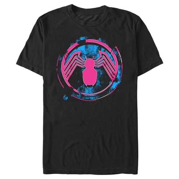Men's Spider-Man Black Suit Spider Symbol Graphic T-Shirt