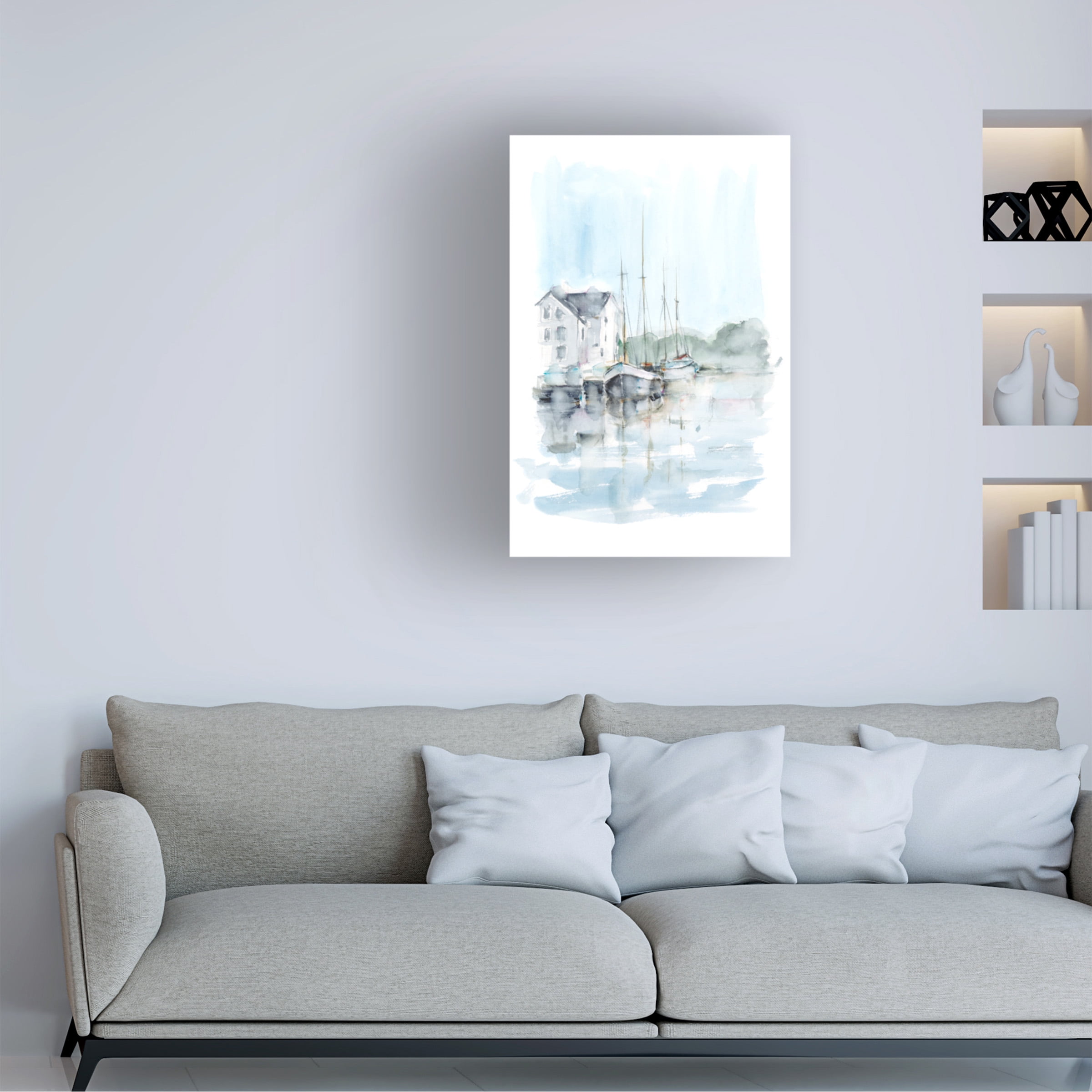 Ethan Harper 'New England Port I' Canvas Art